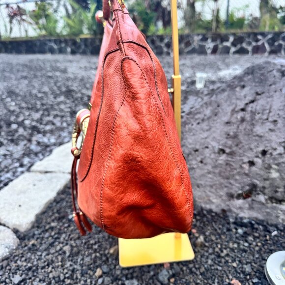 Jimmy Choo Leather Hobo Shoulder Bag Braided Handle 2000s to early 2010s era - Picture 8 of 15